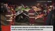 Lurín: Dos muertos y 17 heridos deja choque entre custer y camión cisterna [Video]