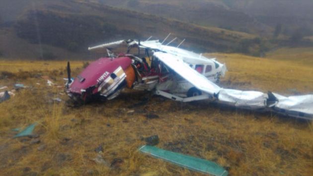 Cajamarca: Tres muertos tras caída de avioneta en el distrito de Llapa. (Armando Chilón/RPP)