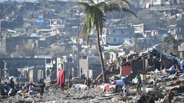 La ONU pide US$119 millones para damnificados por el huracán Matthew en Haití. (AFP)