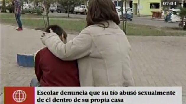Escolar denunció que fue abusado sexualmente por su tío en Villa El Salvador. (Captura|AméricaTV)