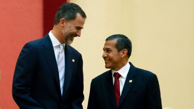 Ollanta Humala solicitó audiencia con el rey de España. (EFE)