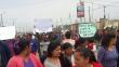 Ancón: Vecinos bloquearon la Panamericana Norte en protesta contra penales de Piedras Gordas I y II