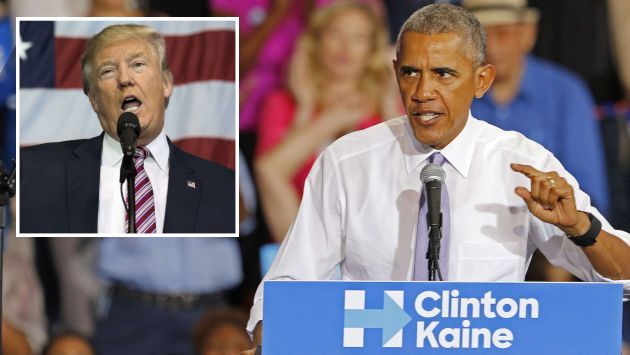 Barack Obama calificó de "peligrosa" posición de Donald Trump de no reconocer derrota. (AFP)