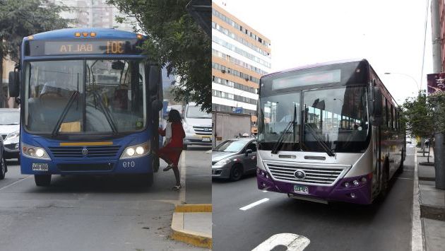 Buses del Corredor Azul ahora llegan hasta la zona de Caja de Agua, y pasan por los túneles Santa Rosa y San Martín.(PERÚ21)