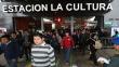 Estación La Cultura del Metro de Lima estará cerrada por el foro APEC 