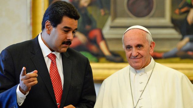 Papa Francisco recibió a Nicolás Maduro en El Vaticano. (PresidencialVen|Twitter)