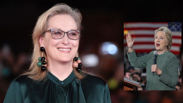 Meryl Streep no descarta interpretar a Hillary Clinton en una película biográfica. (AP)