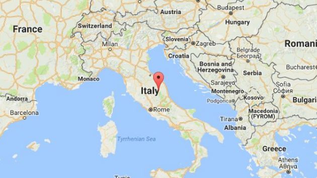Fuerte terremoto de 5.4 grados sacudió el centro de Italia. (eqgr_world/Twitter)