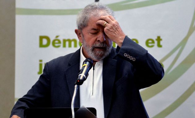 Luiz Inácio Lula da Silva presentó una denuncia contra el juez Sergio Moro, encargado del caso Petrobras (AFP).