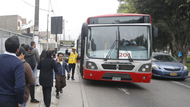 Buses del Corredor Javier Prado brindarán servicio especial por concierto de Guns N’ Roses. (Mario Zapata/Perú21)