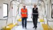 Linea 2 del Metro: Fernando Zavala inspeccionó primer tren automático sin conductor