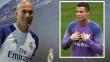 Zinedine Zidane: ‘Cristiano Ronaldo se merece el Balón de Oro’