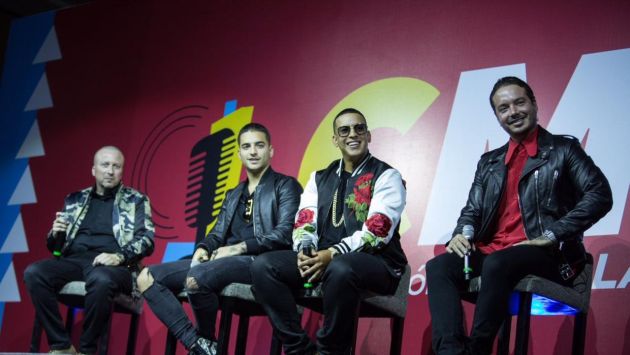 Daddy Yankee, Maluma y J Balvin se juntaron en México y defendieron el reggaetón. (Monitor Latino)