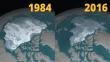 Así está desapareciendo el hielo del océano Ártico desde 1984 [Video]