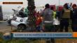 Dos muertos dejó choque automovilístico en la Panamericana Sur [Video]
