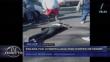 Chiclayo: Mujer policía fue atropellada por conductor de combi [Video]