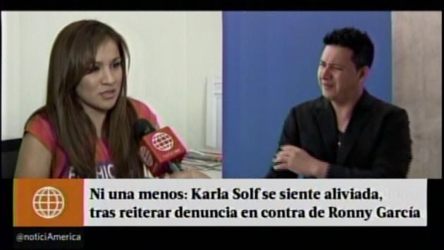 Karla Solf: “Ronny García no pensó que yo había decidido decir la verdad y liberarme de él”. (Captura de video)