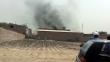 Incendio en almacén de Carabayllo moviliza a varias unidades de Bomberos [Video]