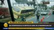28 heridos tras despiste de bus interprovincial en la Panamericana Sur [Video]
