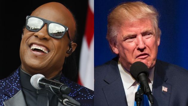 Stevie Wonder: "Votar por Trump es como pedirme que maneje". (AFP)