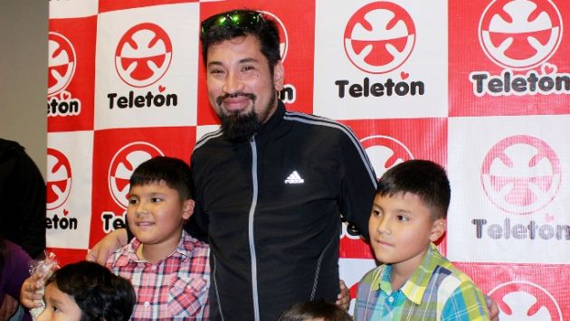 Aldo Miyashiro compartió función exclusiva de 'Calichín' junto a 200 niños de la Teletón. (Difusión)