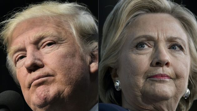 Donald Trump y Hillary Clinton recorrieron el país para obtener los votos necesarios para alcanzar la presidencia. (AFP)