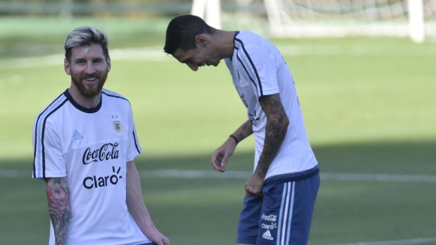 Son fijos. Las presencias de Lionel Messi y 'el flaco' Di María están aseguradas. (AFP)