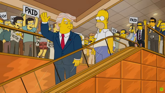 Donald Trump en Los Simpson (Fox).