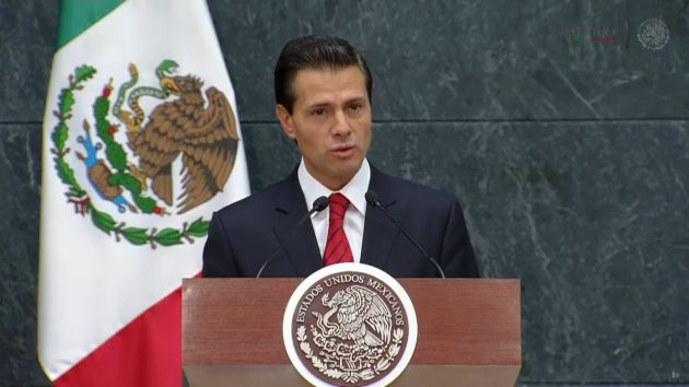 Enrique Peña Nieto, presidente de México. (Captura)