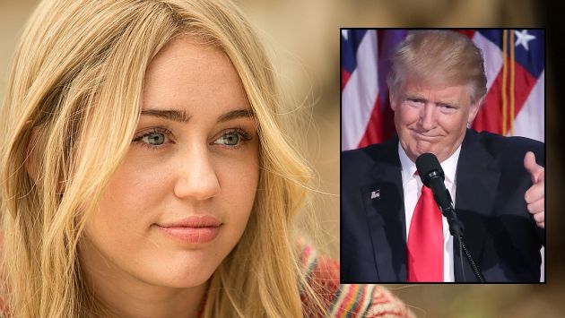 Miley Cyrus, entre lágrimas, le hizo este conmovedor pedido a Donald Trump. (Agencias)