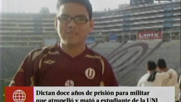 Jesús Albino Jerí Pillaca arrolló al joven con su auto Nissan de placa D5X-683. (América Noticias)