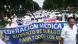 Federación Médica del Perú acatará paro nacional de 72 horas este martes