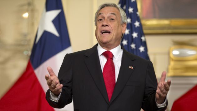 Sebastián Piñera calificó de "miserable" denuncia que lo vincula con pesquera peruana durante su mandato. (AP)