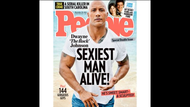Dwayne Johnson 'La Roca' es el más sexy. (Revista People)