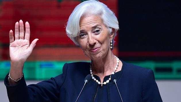 Christine Lagarde, directora del FMI expuso sobre empoderamiento de la mujer dentro de la economía. (AFP)