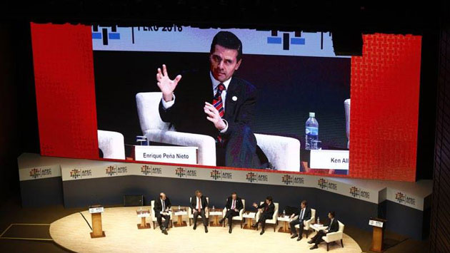 “APEC es una buena oportunidad para avanzar en términos de apertura”, sostuvo Enrique Peña Nieto. (Rafael Cornejo)