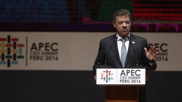 Juan Manuel Santos informó sobre nuevos acuerdos tras plebiscito en Colombia. (Rafael Cornejo)