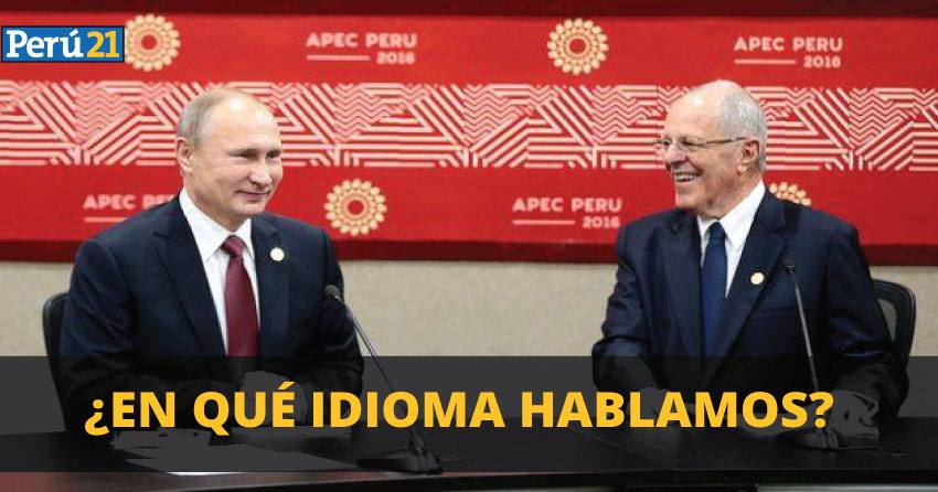 PPK y Vladimir Putin acordaron triplicar comercio entre Perú y Rusia. (Andina)