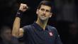Novak Djokovic venció a David Goffin y clasificó invicto a la semifinal de Master de Londres [Fotos]
