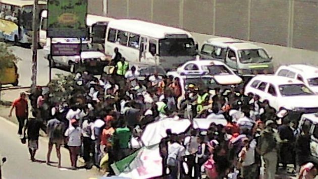 Accidente de tránsito en San Juan de Miraflores deja dos escolares heridos. (Andina)