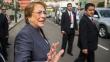 Michelle Bachelet cuestionó a Sebastián Piñera por presuntas inversiones en pesquera peruana