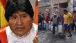 Escasez de agua en Bolivia “es como un terremoto”, dijo Evo Morales [Fotos]