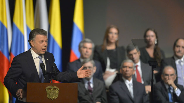 Juan Manuel Santos, presidente de Colombia. (AFP)