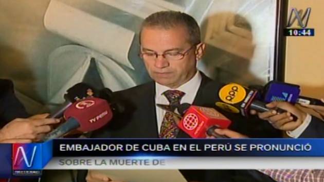 "Régimen en Cuba continuará", dijo el embajador cubano en Lima. (Canal N)