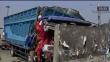 El Agustino: Copiloto de camión murió tras choque contra muro de concreto [Video]
