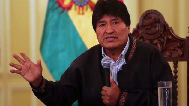 El presidente de Bolivia, Evo Morales quedó sorprendido con la noticia. (EFE)