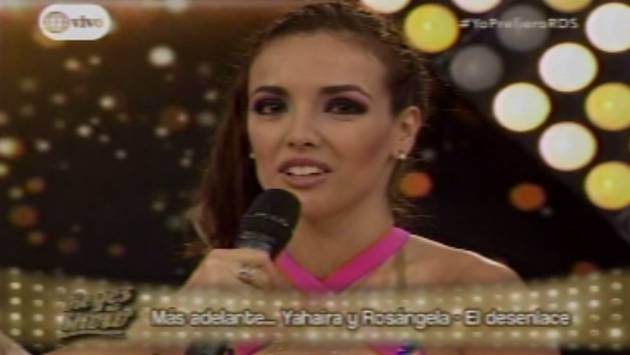 Rosángela Espinoza confesó que se amistó con Yahaira Plasencia. (Reyes del show)