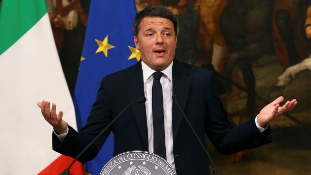Renzi había vinculado su continuidad en el poder a la aprobación de su reforma de la Constitución. (Reuters)