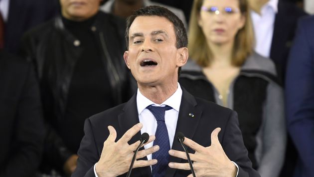 Francia: Primer ministro Manuel Valls anunció su candidatura presidencial