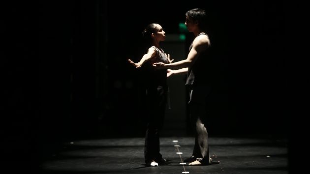 En pleno ensayo. Miembros de la compañía del Ballet Nacional alistan El jardín del Fauno. (Renzo Salazar)